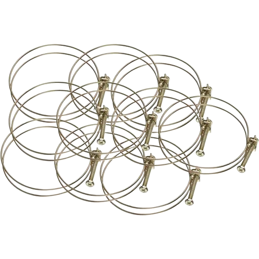 Woodstock Wire Hose Clamp 2-1/2 in. 10-Pack