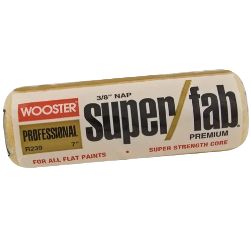 Wooster 7 in. Super/Fab Paint Roller Cover, 3/8 in. Nap