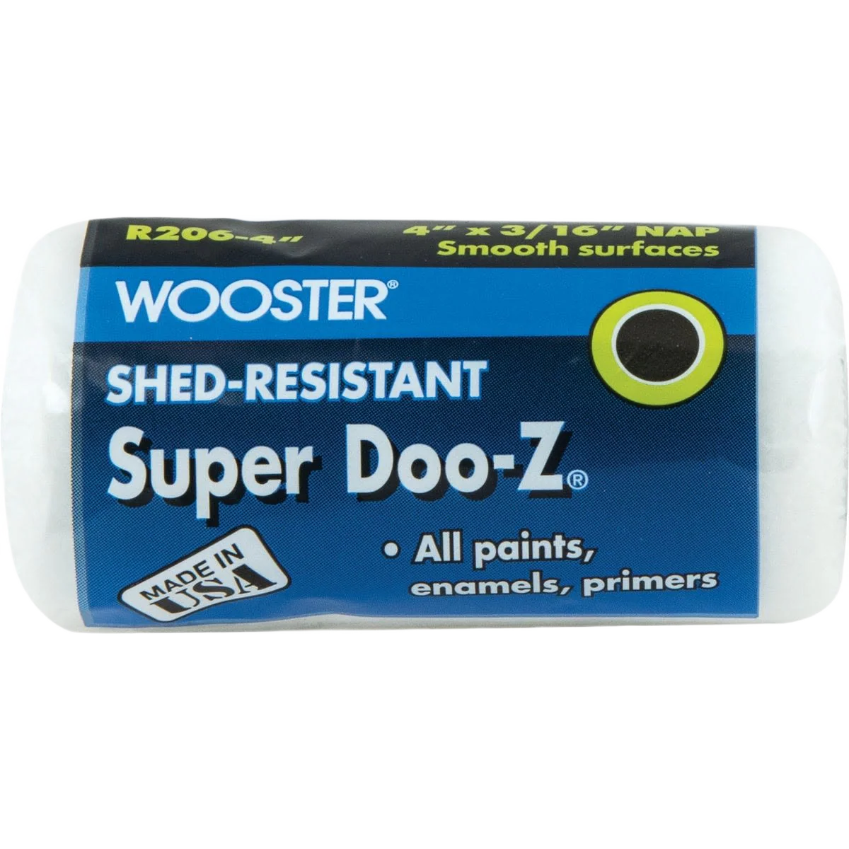 Wooster Super DOO-Z Woven Fabric Roller Cover, 4 x 3/16 in.